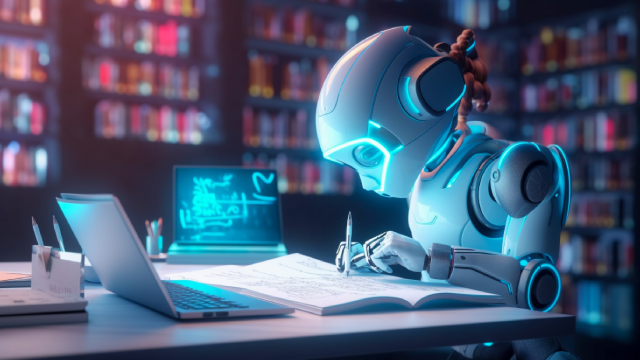 Ilustrasi kecerdasan buatan dalam dunia pendidikan dan pengembangan keterampilan mahasiswa