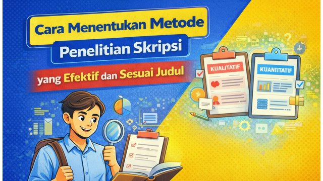 cara menentukan metode penelitian skripsi