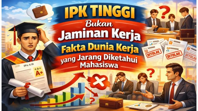 ipk tinggi bukan jaminan kerja