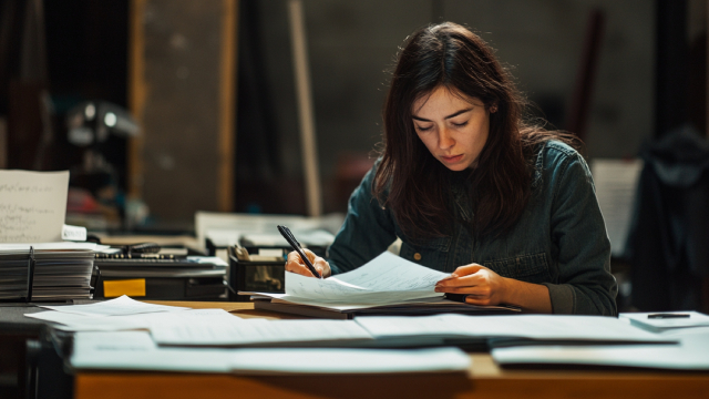 Mahasiswa sedang menyusun skripsi sebagai bagian dari proses penelitian akademik di perguruan tinggi